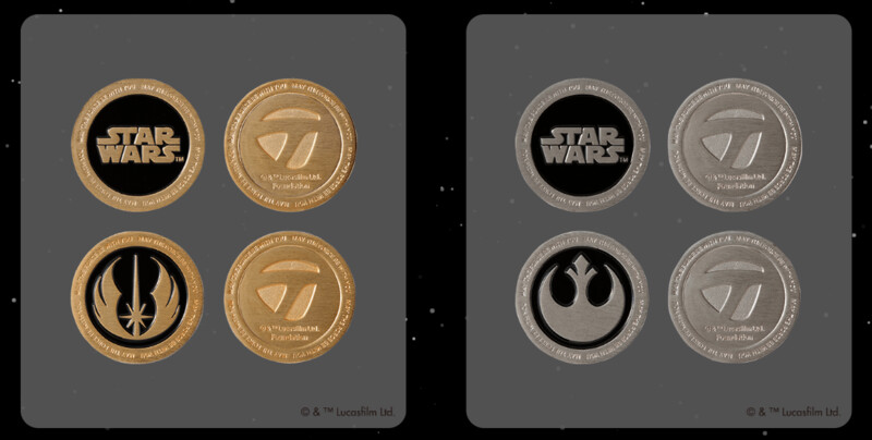 TaylorMade Star Wars ゴルフマーカー 2個セット ゴールド TaylorMade Golf X Star Wars Original Goods | Air Golf Japan